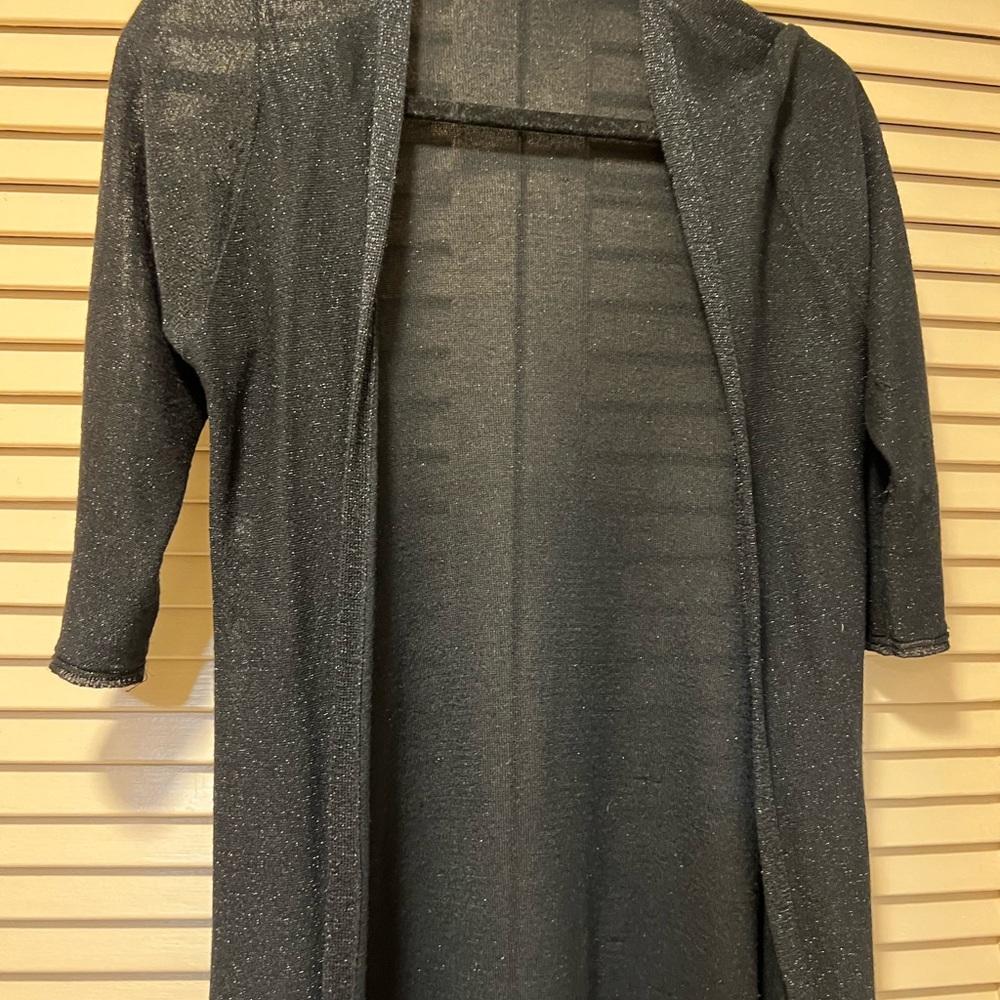 Black sparkling light weight open top cover